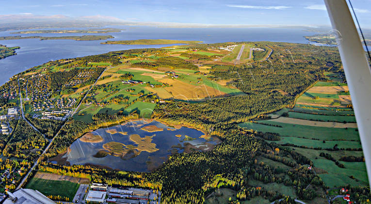 aerial photo, aerial photo, aerial photos, aerial photos, And lake, autumn, drone aerial, drönarfoto, Froson, Jamtland, Ostersund, städer