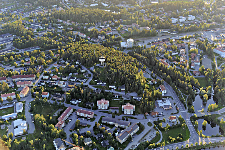 Aerial photo Lycksele aerial photo, aerial photo, aerial photos, aerial photos, drone aerial, drönarfoto, Lapland, Lycksele, samhällen, summer