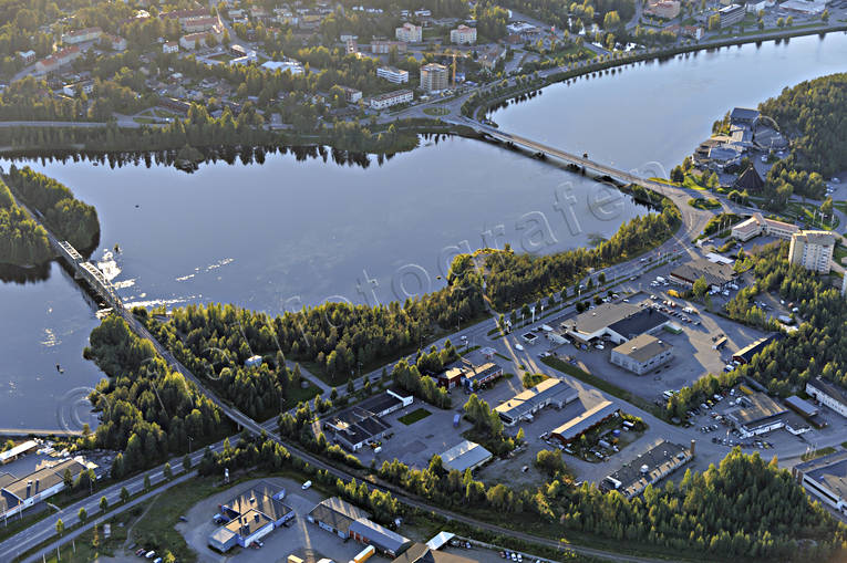 aerial photo, aerial photo, aerial photos, aerial photos, drone aerial, drnarfoto, Lapland, Lycksele, samhllen, summer