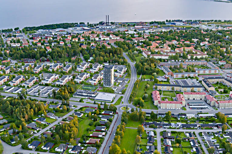 aerial photo, aerial photo, aerial photos, aerial photos, drone aerial, drönarbild, drönarfoto, Jamtland, Marielund, Ostersund, städer, summer, tower building