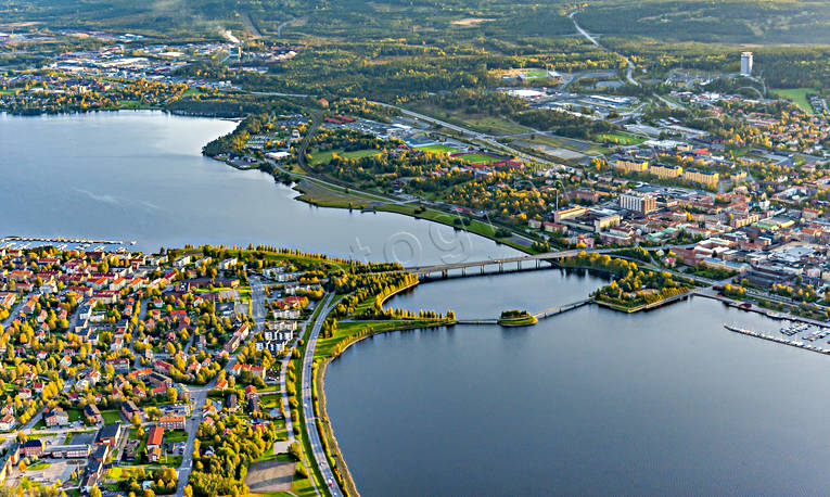 aerial photo, aerial photo, aerial photos, aerial photos, autumn, drone aerial, drnarfoto, froso bridge, Froson, Jamtland, Ostersund, stder