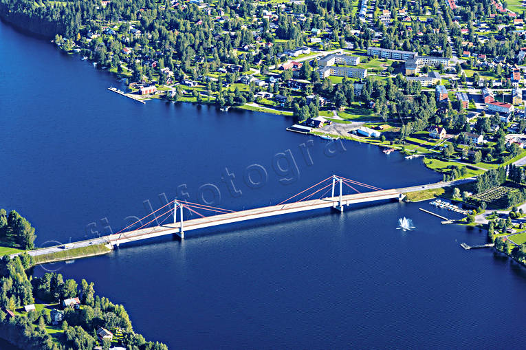aerial photo, aerial photo, aerial photos, aerial photos, bridge, drone aerial, drnarfoto, Jamtland, samhllen, Stroms Vattudal, Stromsund bridge, Strmsund, summer, Vattudalen