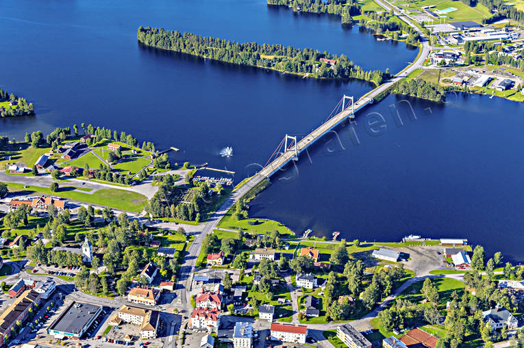 aerial photo, aerial photo, aerial photos, aerial photos, bridge, drone aerial, drnarfoto, Jamtland, samhllen, Stroms Vattudal, Stromsund bridge, Strmsund, summer, Vattudalen