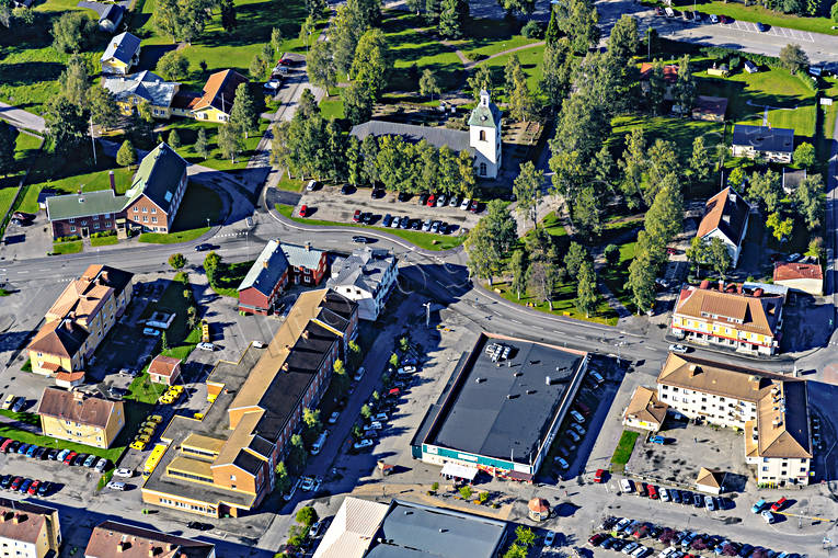aerial photo, aerial photo, aerial photos, aerial photos, drone aerial, drönarfoto, Jamtland, samhällen, Stroms Vattudal, Strömsund, summer, Vattudalen