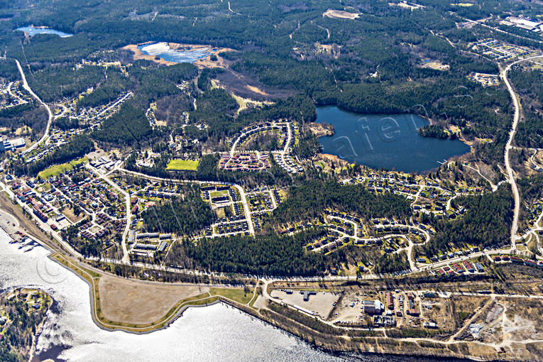aerial photo, aerial photo, aerial photos, aerial photos, drone aerial, drönarfoto, Färssjön, Halsingland, samhällen, spring, Stugsund, städer, Söderhamn