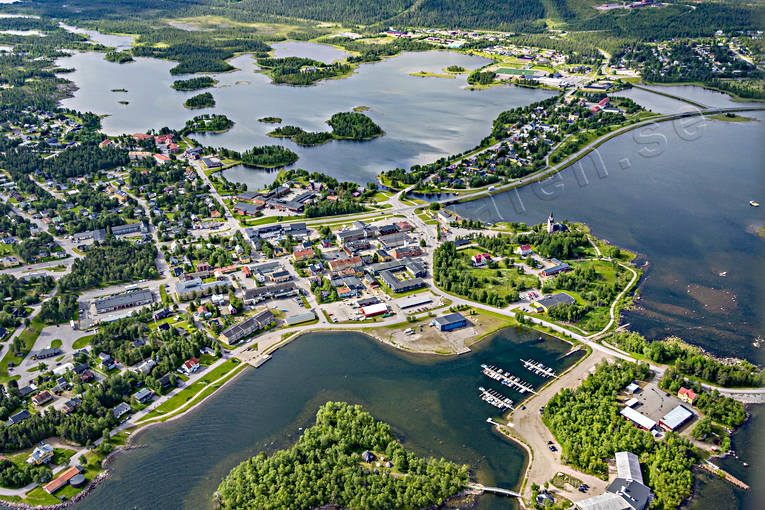 aerial photo, aerial photo, aerial photos, aerial photos, Arjeplog, Arjepluovve, drone aerial, drönarbild, drönarfoto, Kraja, Lapland, samhällen, Vaukaselet