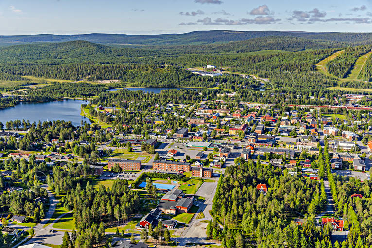aerial photo, aerial photo, aerial photos, aerial photos, Arvidsjaur, drone aerial, drnarfoto, Lapland, samhllen, summer