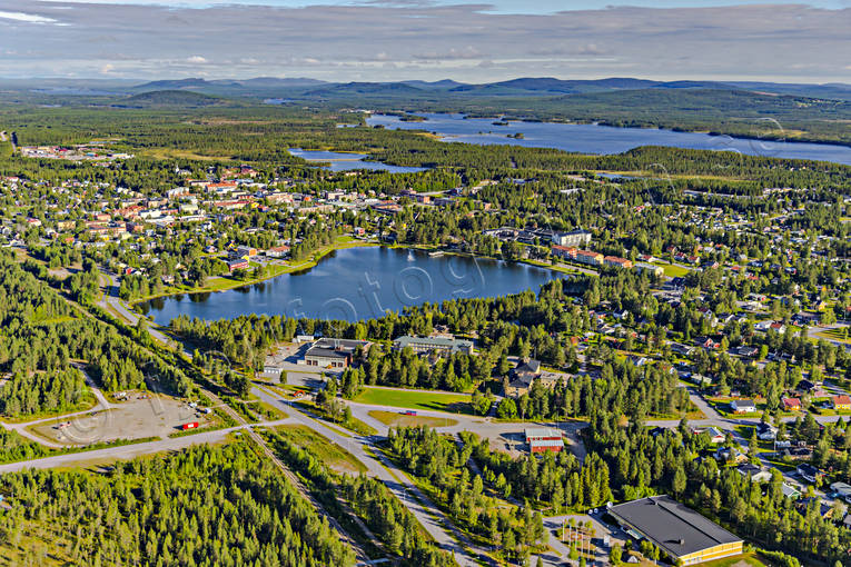 aerial photo, aerial photo, aerial photos, aerial photos, Arvidsjaur, Arvidsjaursjn, drone aerial, drnarfoto, Lapland, Nyborgstjrn, samhllen