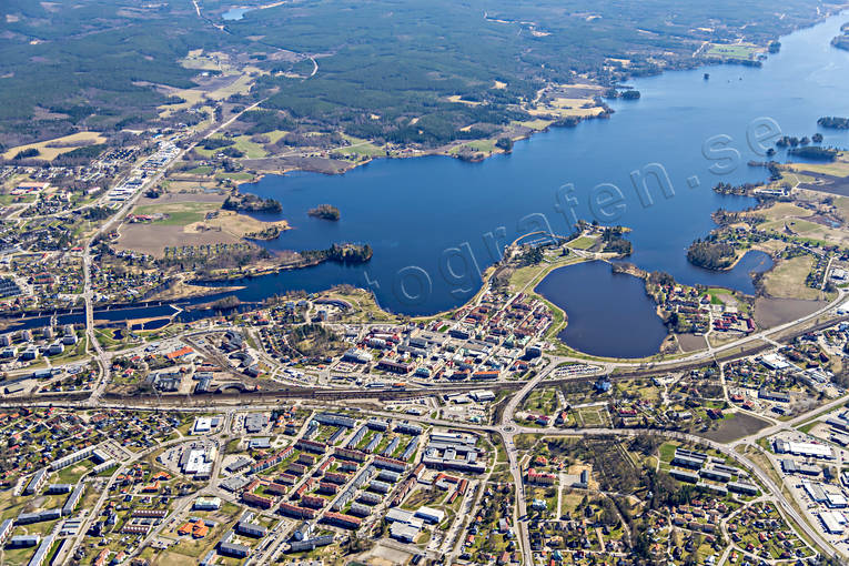 aerial photo, aerial photo, aerial photos, aerial photos, Bollns, drone aerial, drnarfoto, Halsingland, Ljusnan, samhllen, spring, Varpen, Vgen