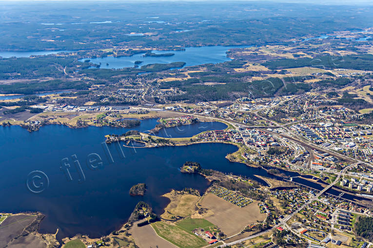 aerial photo, aerial photo, aerial photos, aerial photos, Bollns, drone aerial, drnarfoto, Halsingland, Ljusnan, samhllen, spring, Varpen, Vgen