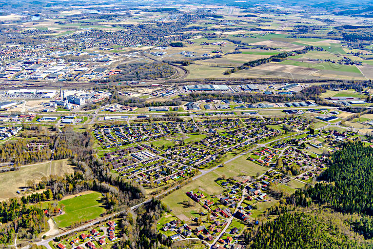 aerial photo, aerial photo, aerial photos, aerial photos, Borlnge, Dalarna, drone aerial, drnarfoto, Nygrdarna, spring, stder