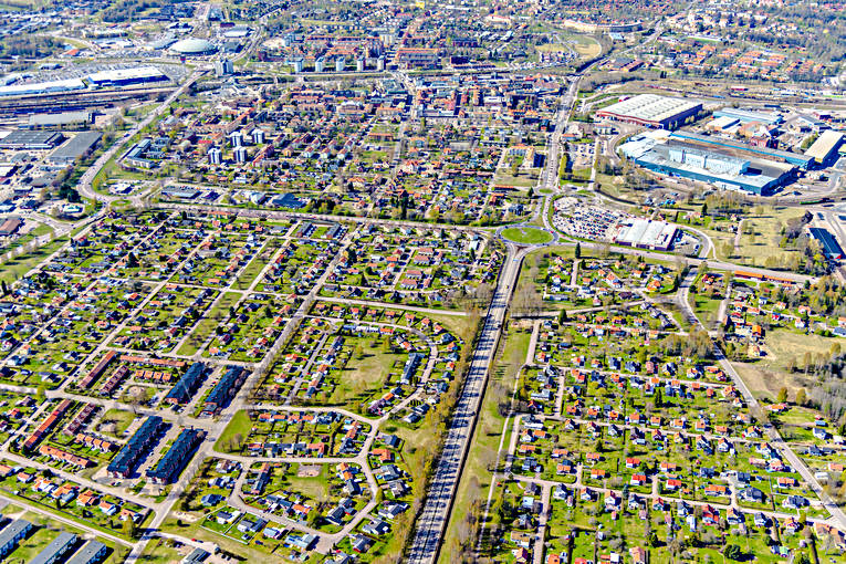 aerial photo, aerial photo, aerial photos, aerial photos, Borlänge, Dalarna, drone aerial, drönarfoto, Gylle, Mjälga, spring, städer