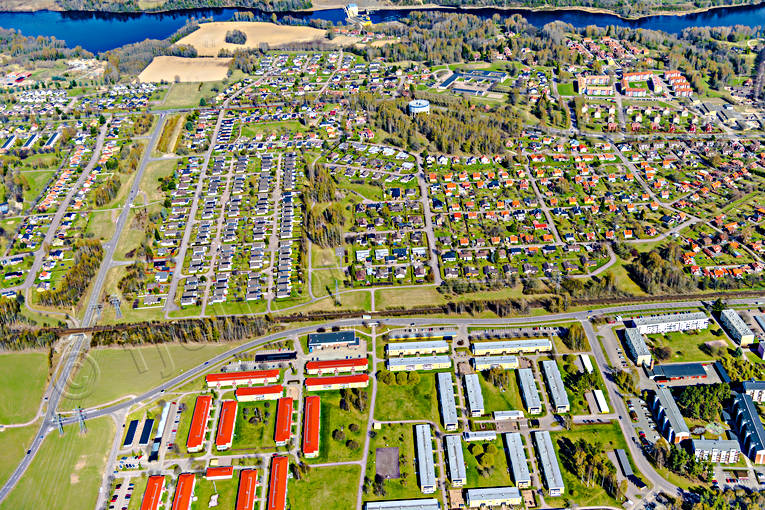 aerial photo, aerial photo, aerial photos, aerial photos, Borlänge, Dalarna, drone aerial, drönarfoto, spring, städer