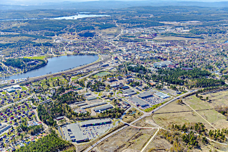 aerial photo, aerial photo, aerial photos, aerial photos, Dalarna, drone aerial, drnarfoto, Falun, Norslund, spring, stder, Tisken