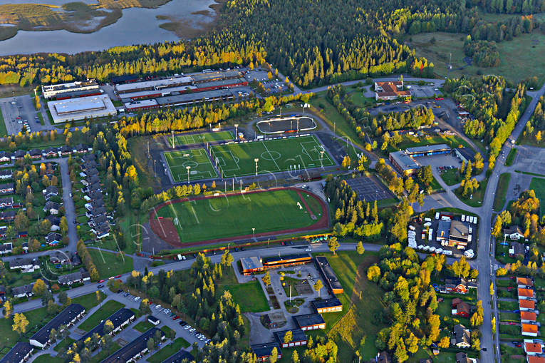 aerial photo, aerial photo, aerial photos, aerial photos, autumn, drone aerial, drnarfoto, Froson, Jamtland, Lvsta, Ostersund, sports field, stder