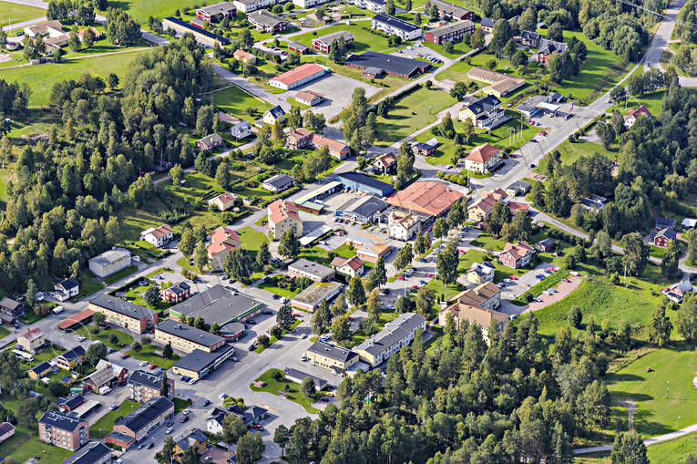 aerial photo, aerial photo, aerial photos, aerial photos, drone aerial, drnarfoto, Hammarstrand, Jamtland, samhllen