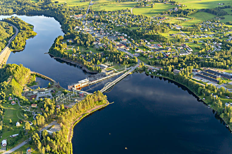 aerial photo, aerial photo, aerial photos, aerial photos, drone aerial, drnarbild, drnarfoto, fishing spots, Hammarstrand, Indal river, Jamtland, samhllen