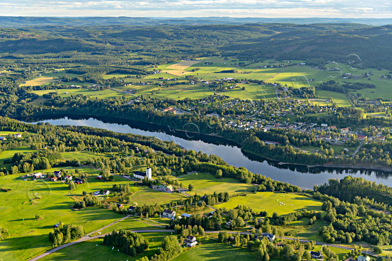 aerial photo, aerial photo, aerial photos, aerial photos, drone aerial, drnarbild, drnarfoto, Hammarstrand, Indal river, Jamtland, samhllen