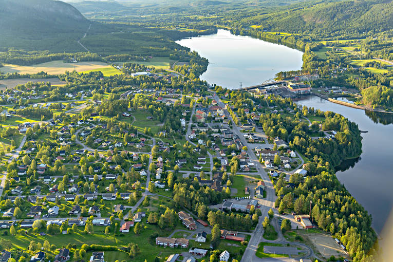 aerial photo, aerial photo, aerial photos, aerial photos, drone aerial, drnarbild, drnarfoto, fishing spots, Hammarstrand, Indal river, Jamtland, samhllen