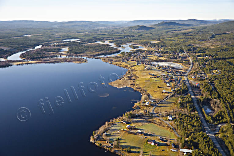 aerial photo, aerial photo, aerial photos, aerial photos, autumn, drone aerial, drnarfoto, Hedeviken, Herjedalen, Ljusnan, samhllen, Vikar lake