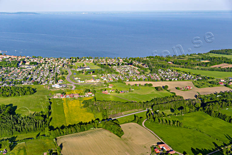 aerial photo, aerial photo, aerial photos, aerial photos, drone aerial, drönarbild, drönarfoto, Hjo, samhällen, summer, Västergötland