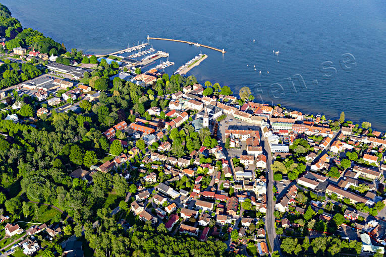aerial photo, aerial photo, aerial photos, aerial photos, drone aerial, drnarbild, drnarfoto, Hjo, samhllen, summer, Vstergtland
