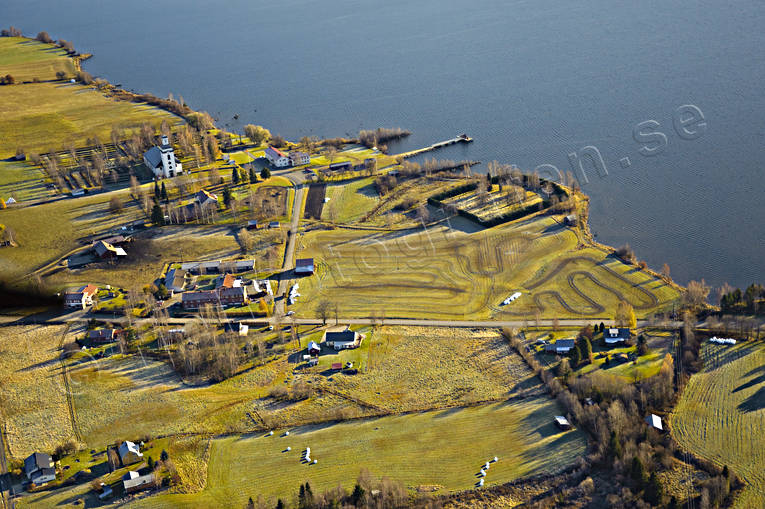 aerial photo, aerial photo, aerial photos, aerial photos, autumn, church, churches, drone aerial, drnarfoto, Hoverberg, Jamtland, landscapes, samhllen, villages