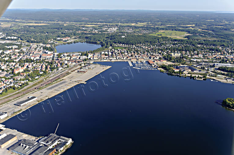 aerial photo, aerial photo, aerial photos, aerial photos, boat harbour, drone aerial, drönarfoto, Halsingland, Hudiksvall, landscapes, port, städer, summer