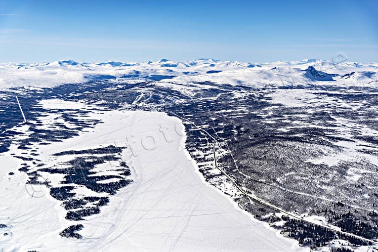 aerial photo, aerial photo, aerial photos, aerial photos, drone aerial, drnarfoto, Klimpfjall, landscapes, Lapland, ski resort, winter