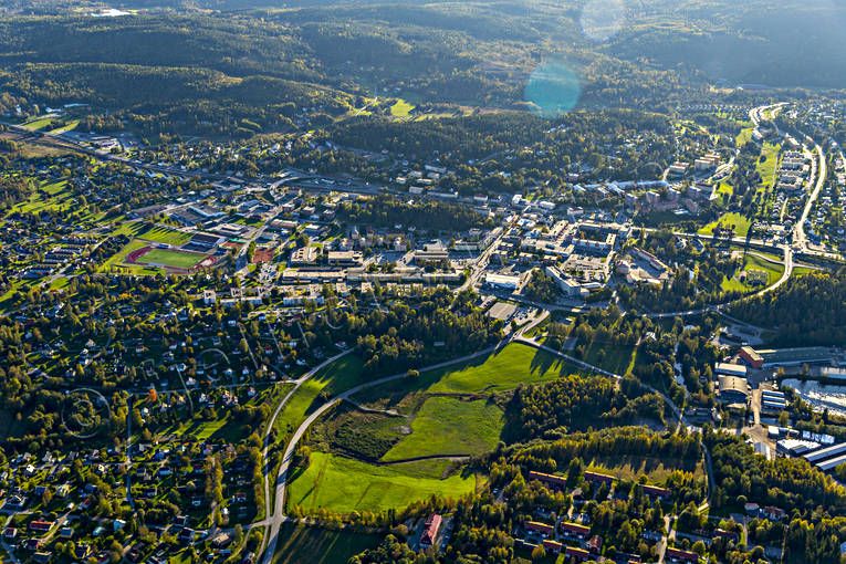 aerial photo, aerial photo, aerial photos, aerial photos, Angermanland, autumn, drone aerial, drönarfoto, Kramfors, samhällen