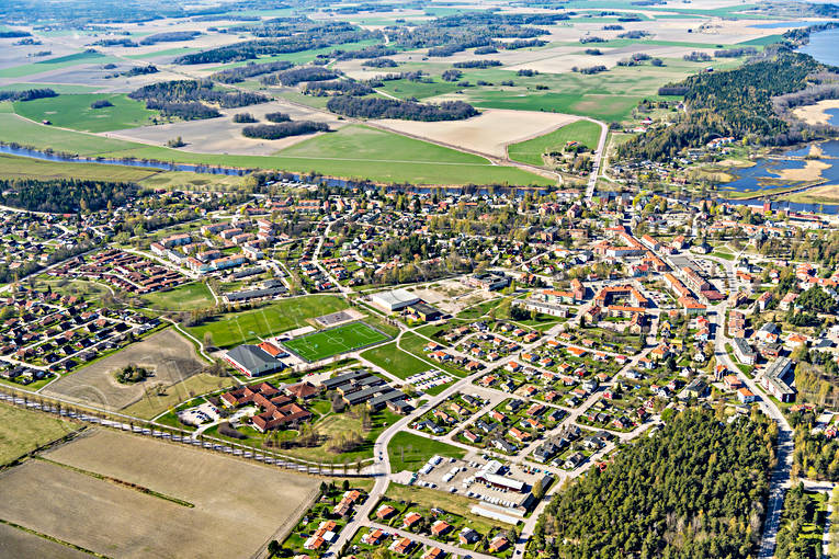 aerial photo, aerial photo, aerial photos, aerial photos, Arbogan, drone aerial, drnarfoto, Kungsr, samhllen, spring, Vstmanland