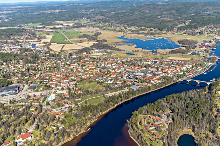 aerial photo, aerial photo, aerial photos, aerial photos, community, Dalarna, drone aerial, drönarfoto, Leksand, samhällen, Siljegården, spring