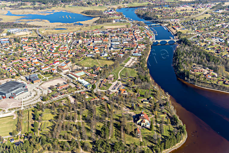 aerial photo, aerial photo, aerial photos, aerial photos, community, Dalarna, drone aerial, drönarfoto, Leksand, samhällen, spring