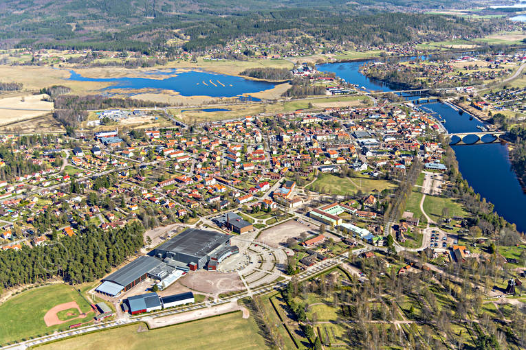 aerial photo, aerial photo, aerial photos, aerial photos, community, Dalarna, drone aerial, drnarfoto, Leksand, Noret, samhllen, spring