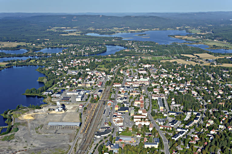 aerial photo, aerial photo, aerial photos, aerial photos, drone aerial, drönarfoto, Halsingland, landscapes, Ljusdal, samhällen, summer