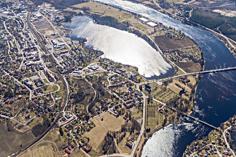 aerial photo, aerial photo, aerial photos, aerial photos, drone aerial, drönarfoto, Halsingland, Ljusdal, samhällen, spring