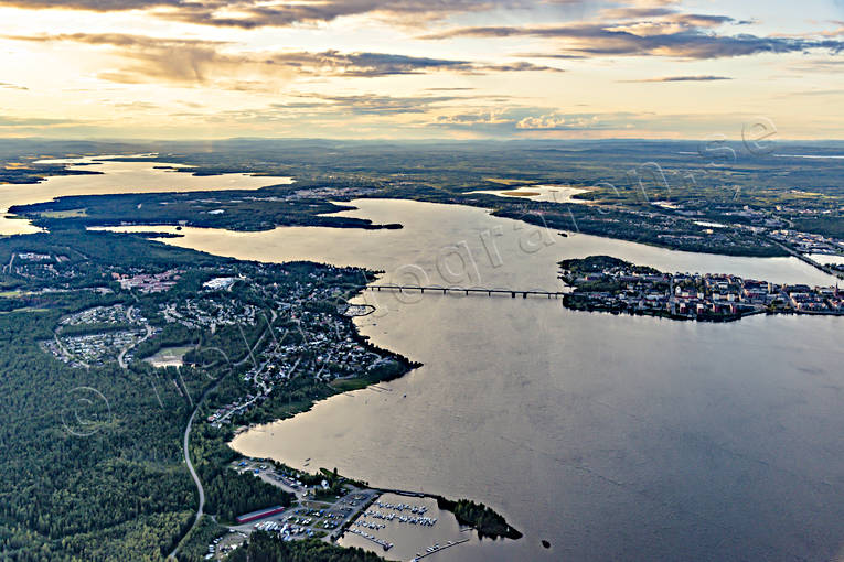aerial photo, aerial photo, aerial photos, aerial photos, Bergnsbron, drone aerial, drnarfoto, Grsjlfjrden, lule river, Lulea, North Bothnia, stder, summer
