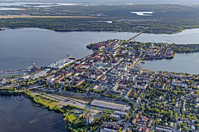 aerial photo, aerial photo, aerial photos, aerial photos, drone aerial, drönarfoto, Lulea, North Bothnia, städer, summer