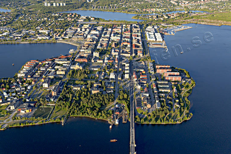 aerial photo, aerial photo, aerial photos, aerial photos, Bergnäsbron, drone aerial, drönarfoto, Lulea, North Bothnia, Oskarsvarv, städer, summer