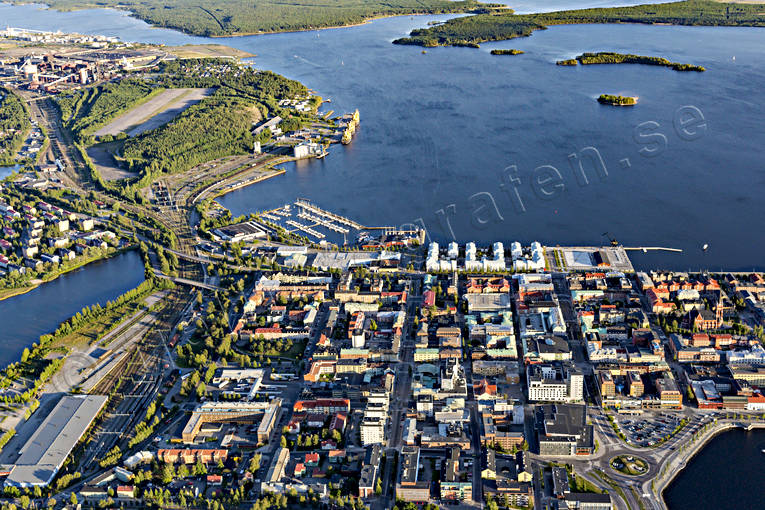 aerial photo, aerial photo, aerial photos, aerial photos, banvall, drone aerial, drönarfoto, Gråsjälfjärden, Lulea, North Bothnia, städer, summer