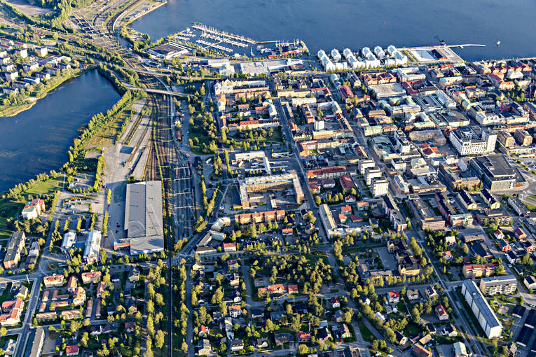 aerial photo, aerial photo, aerial photos, aerial photos, banvall, drone aerial, drnarfoto, Lulea, North Bothnia, stder, summer, stermalm
