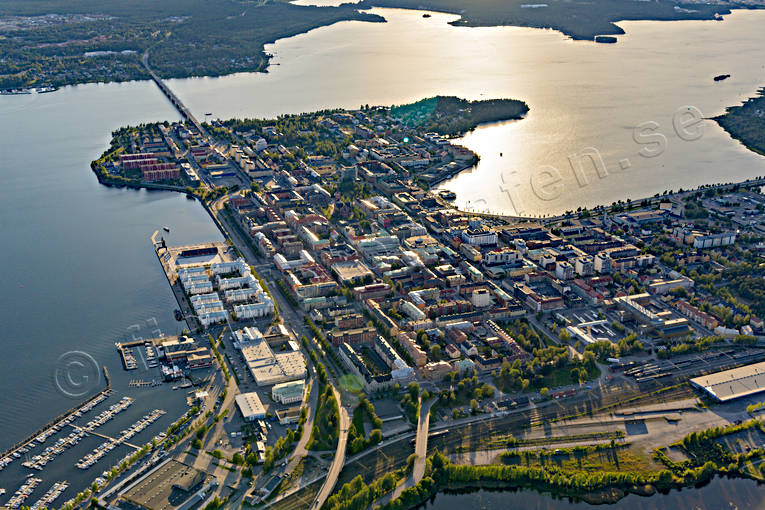 aerial photo, aerial photo, aerial photos, aerial photos, drone aerial, drnarfoto, Lulea, North Bothnia, stder, summer, Sdra hamnen