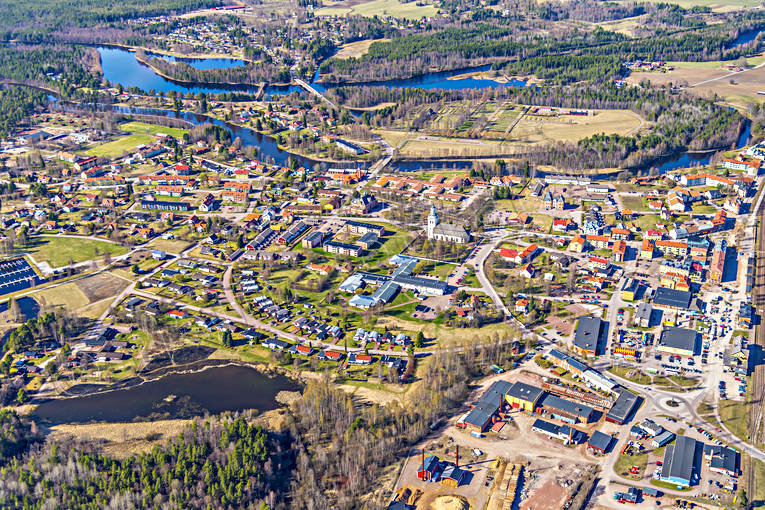 aerial photo, aerial photo, aerial photos, aerial photos, Dalarna, drone aerial, drnarfoto, Orsa, samhllen, spring