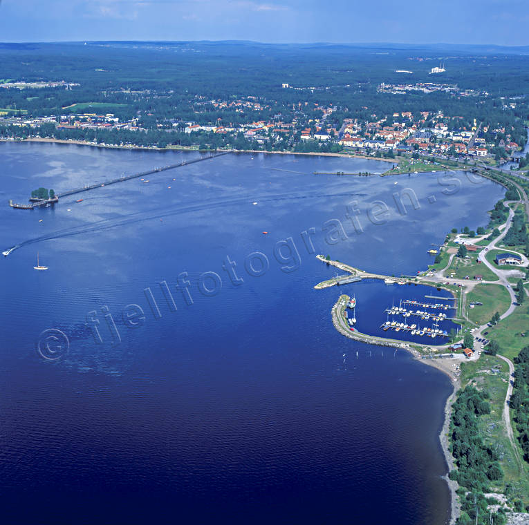 aerial photo, aerial photo, aerial photos, aerial photos, boat harbour, Dalarna, drone aerial, drönarfoto, landscapes, port, Rättvik, samhällen, Siljan, small-boat harbour, summer