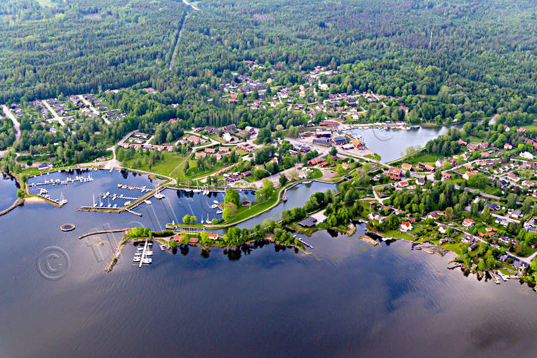 aerial photo, aerial photo, aerial photos, aerial photos, drone aerial, drönarfoto, samhällen, Sjötorp, summer, Västergötland