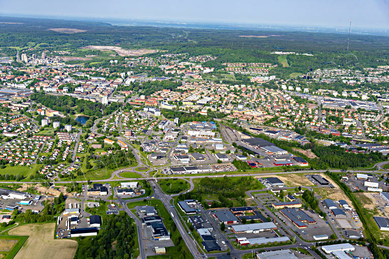 aerial photo, aerial photo, aerial photos, aerial photos, drone aerial, drnarfoto, Skvde, stder, summer, Vstergtland