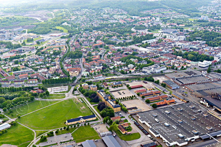 Aerial photo above Skövde aerial photo, aerial photo, aerial photos, aerial photos, drone aerial, drönarfoto, Skövde, städer, summer, Västergötland