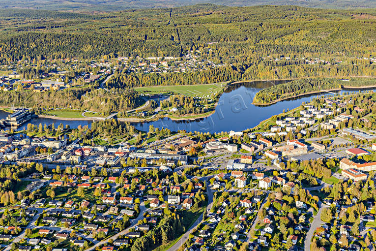 aerial photo, aerial photo, aerial photos, aerial photos, Angerman river, Angermanland, autumn, drone aerial, drnarfoto, garnisonsstad, Risn, samhllen, Solatunum, Sollefte