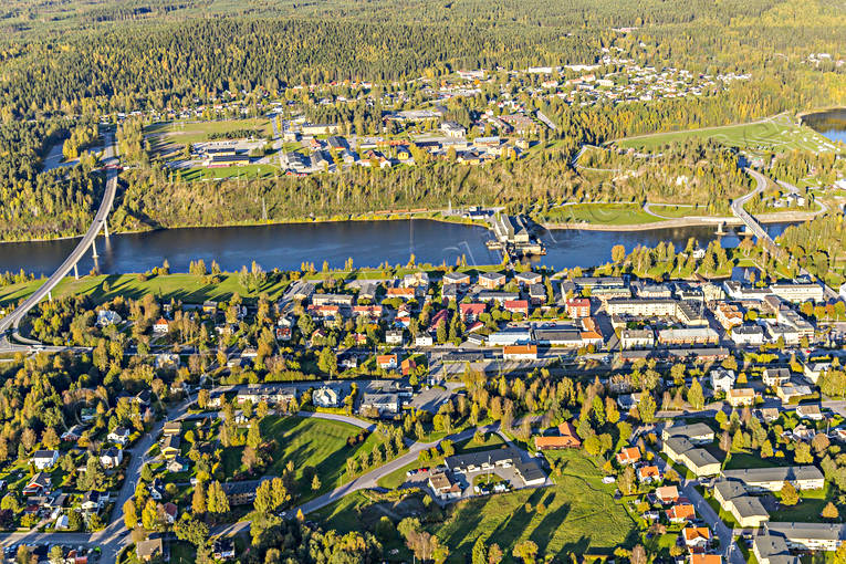 aerial photo, aerial photo, aerial photos, aerial photos, Angerman river, Angermanland, autumn, drone aerial, drnarfoto, garnisonsstad, samhllen, Solatunum, Sollefte