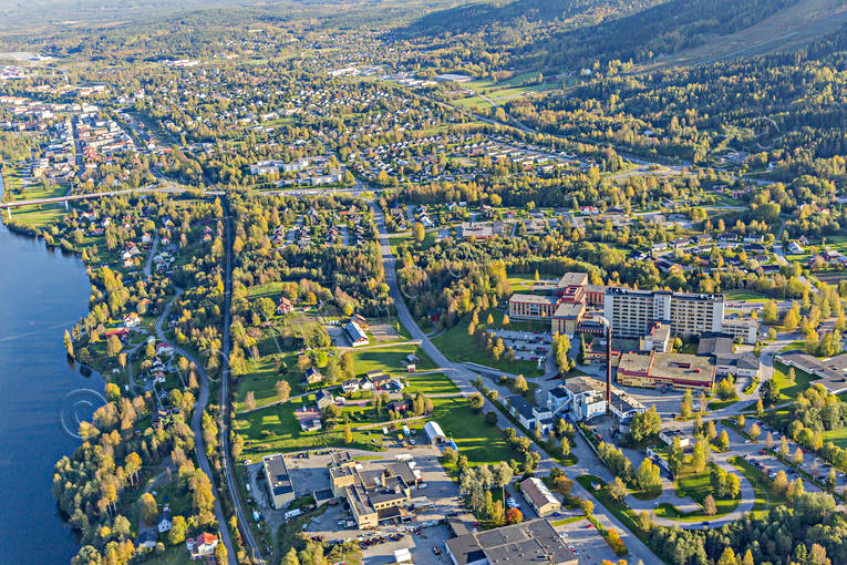 aerial photo, aerial photo, aerial photos, aerial photos, Angerman river, Angermanland, autumn, drone aerial, drnarfoto, garnisonsstad, samhllen, Solatunum, Sollefte